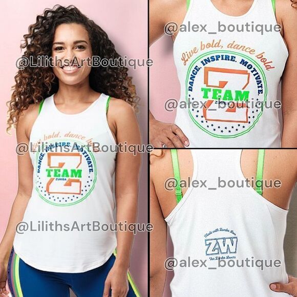 🖤Zumba Team Tank top (H017)-Size Xs for Women - Picture 1 of 8